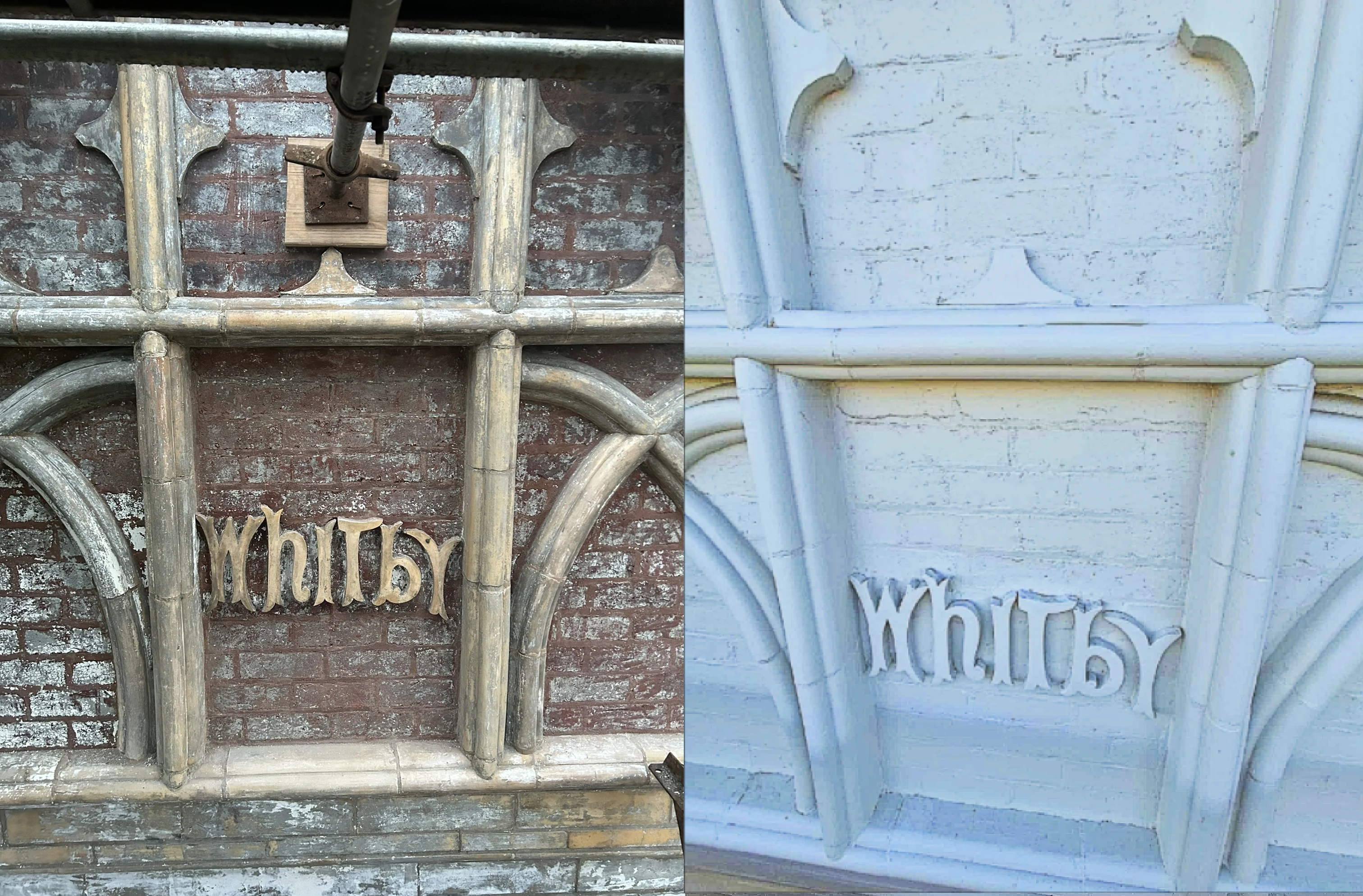 Restored heritage home with fresh exterior paint